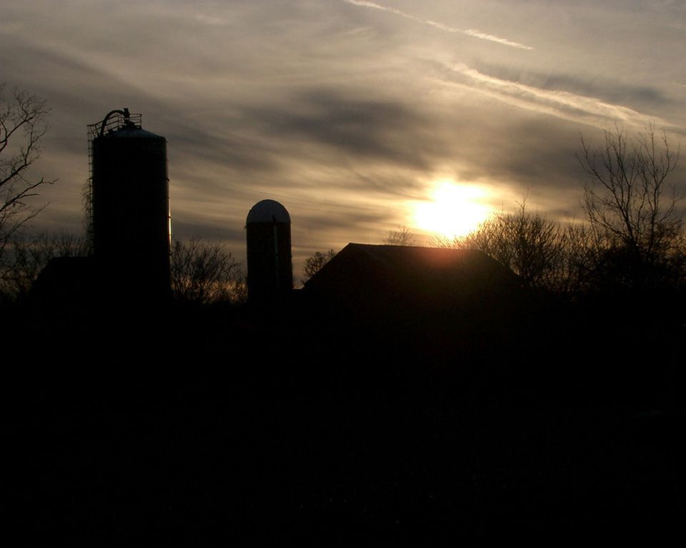 free photos, Sunrise on a farm