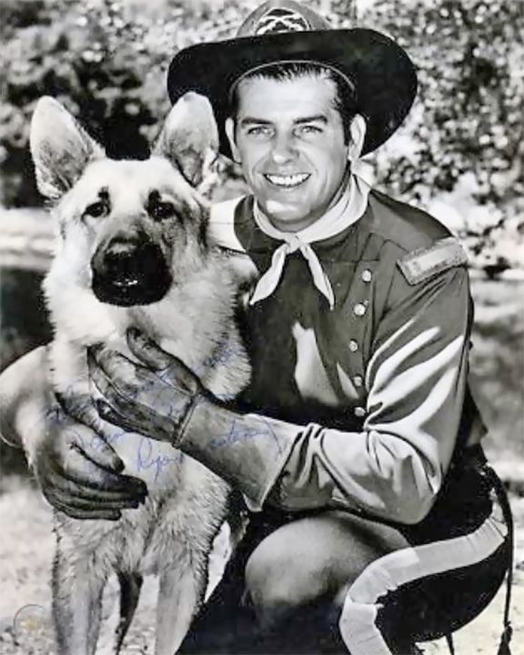 Rip Masters; Famous cowboy character in Adventures of Rin Tin Tin; The