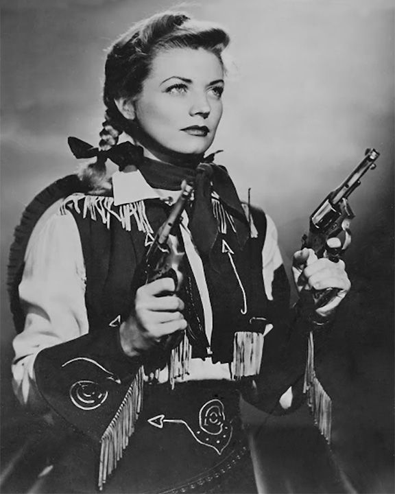 Annie Oakley; Famous cowboy character in Annie Oakley