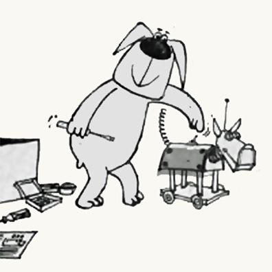 Albert; famous dog in comics, Klaus Vonderwerth