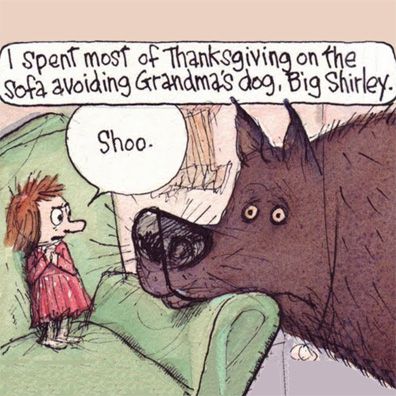 Big Shirley; famous dog in comics, Big Shirley