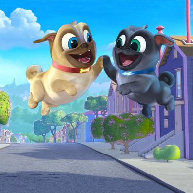 Bingo and Rolly; famous dog in TV, Puppy Dog Pals
