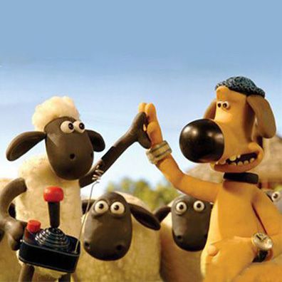 Bitzer; famous dog in movie, TV, Shaun the Sheep