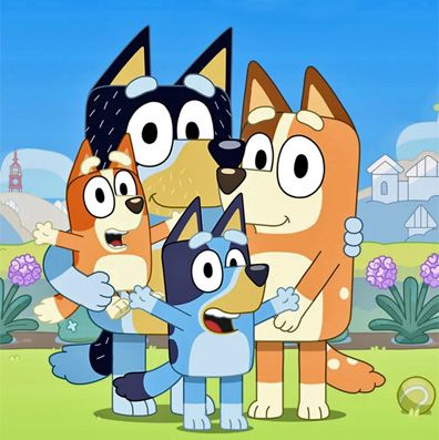 Bluey; famous dog in TV, Bluey