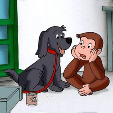 Charkie; famous dog in movie, book, TV, Curious George