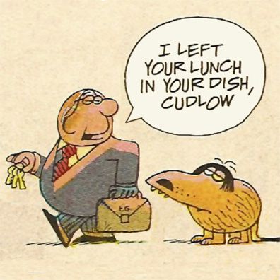 Cudlow; famous dog in comics, <i>Goosemyer</i>