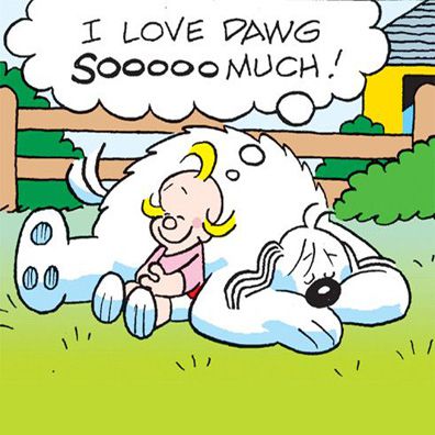 Dawg; famous dog in comics, Hi and Lois