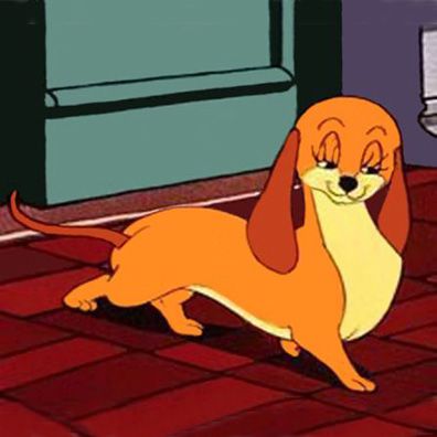 Dinah; famous dog in movie, Mickey Mouse