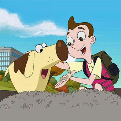 Diogee; famous dog in TV, Milo Murphy's Law