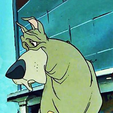 Einstein; famous dog in movie, Oliver & Company