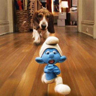 Elway; famous dog in movie, The Smurfs