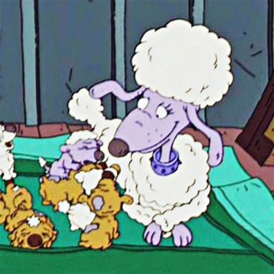 Fifi; famous dog in TV, Rugrats