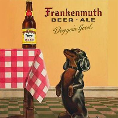Frankie; famous dog in Frankenmuth Brewery