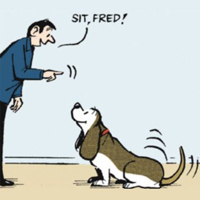 Fred Bassett; famous dog in comics, Fred Bassett