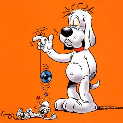 Gai Luron; famous dog in comics, Gai Luron