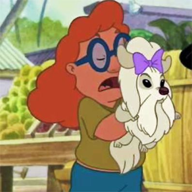 Gigi; famous dog in movie, Leroy & Stitch