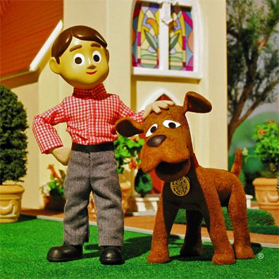 Goliath; famous dog in TV, Davey and Goliath