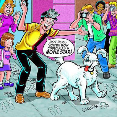 Hot Dog; famous dog in TV, comics, Archie