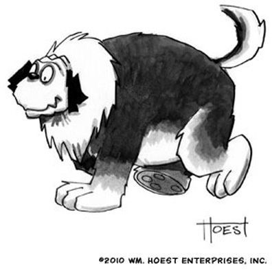 Howard Huge; famous dog in comics, Howard Huge