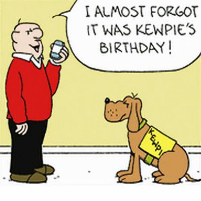 Kewpie; famous dog in comics, Born Loser