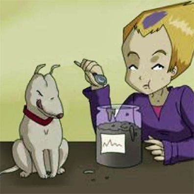 Kiwi; famous dog in TV, Code Lyoko