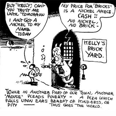 Kolin Kelly; famous dog in comics, Krazy Kat