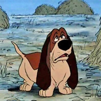 Lafayette; famous dog in movie, The Aristocats