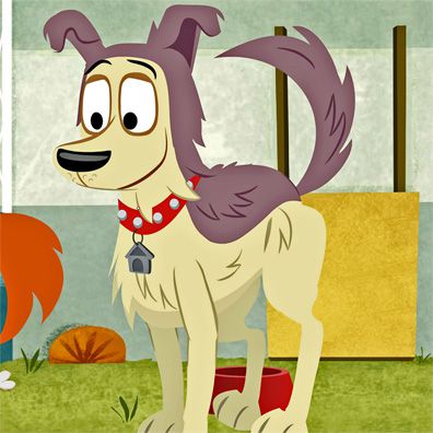 Lucky; famous dog in TV, Pound Puppies