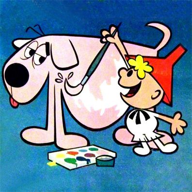 Mighty Manfred the Wonder Dog; famous dog in TV, Tom Terrific