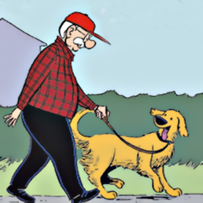 Max; famous dog in comics, Ben