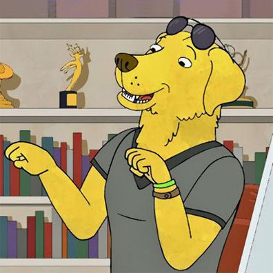 Mr. Peanutbutter; famous dog in TV, BoJack Horseman