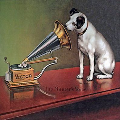 Nipper; famous dog in ads, The Gramophone Company