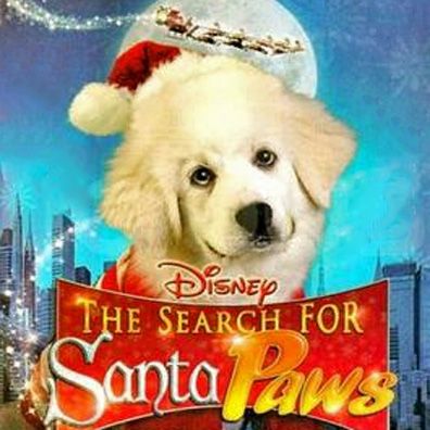 Paws; famous dog in movie, Search for Santa Paws