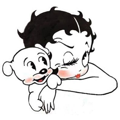 Pudgy; famous dog in movie, Betty Boop