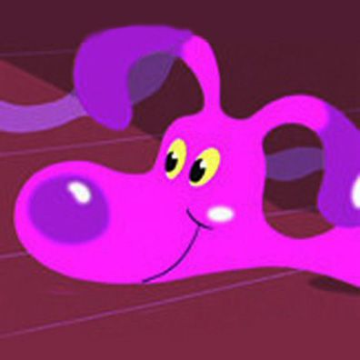 Puppy Purple; famous dog in TV, The Blobs