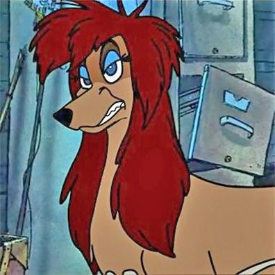 Rita; famous dog in movie, Oliver & Company