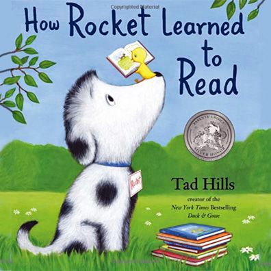 Rocket; famous dog in book, How Rocket Learned to Read