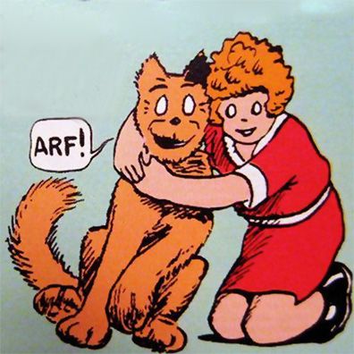 Sandy; famous dog in movie, comics, Little Orphan Annie