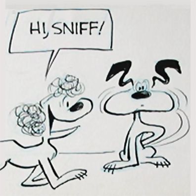 Sniffy; famous dog in comics, Sniffy