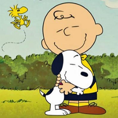Snoopy; famous dog in movie, TV, comics, Peanuts