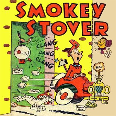Sparky; famous dog in comics, Smokey Stover