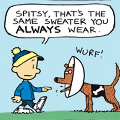 Spitsy; famous dog in comics, Big Nate