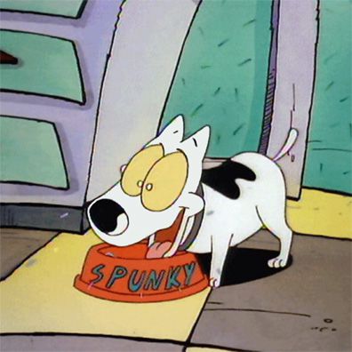 Spunky; famous dog in TV, Rocko's Modern Life