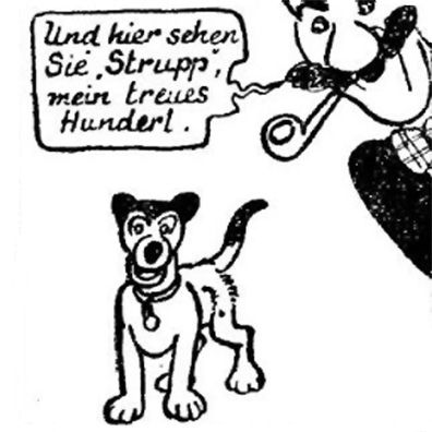 Struppi; famous dog in comics, Tobias Seicherl