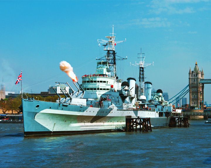 Belfast, HMS, famous ships