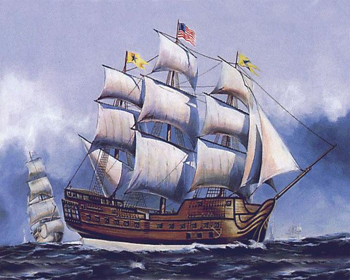 Bonhomme Richard, USS, famous ships