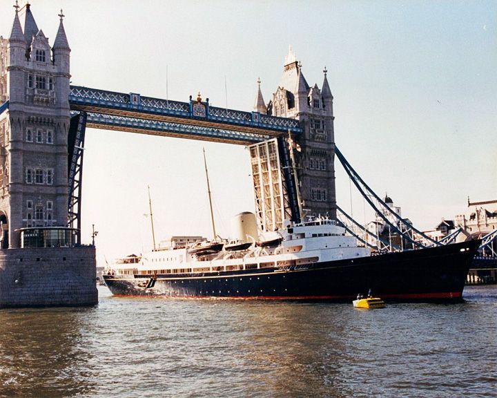Britannia, HMY, famous ships