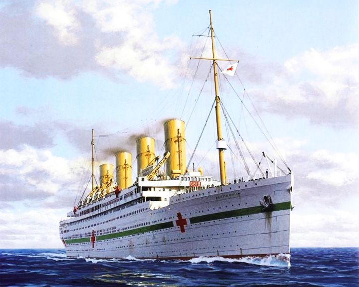 Britannic, HMHS, famous ships