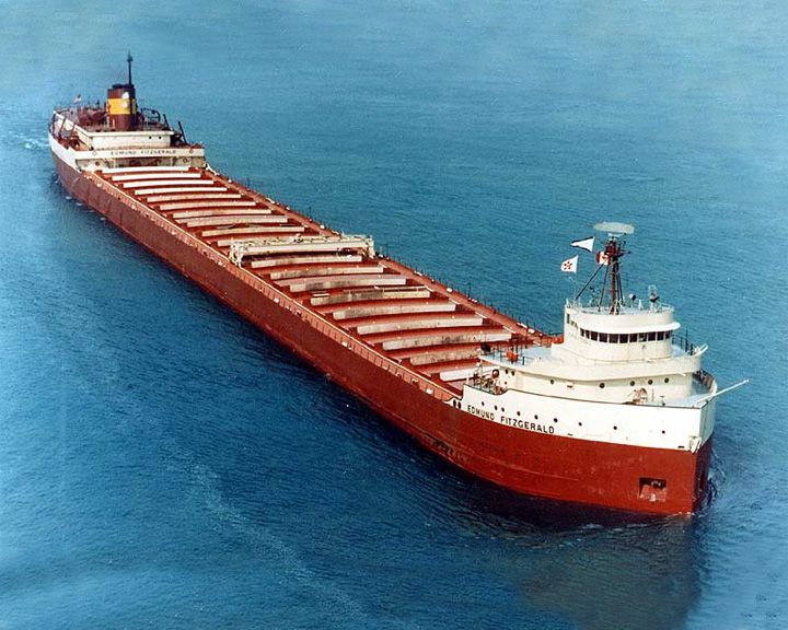 Edmund Fitzgerald, SS, famous ships