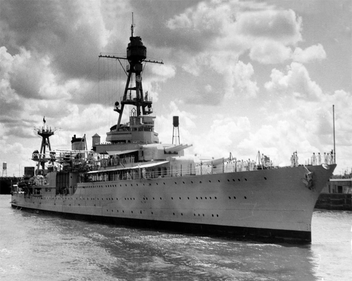 Houston, USS (CA-30), famous ships